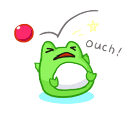 Yan's Frog5(English version) sticker #5626093