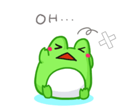 Yan's Frog5(English version) sticker #5626094