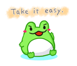 Yan's Frog5(English version) sticker #5626095