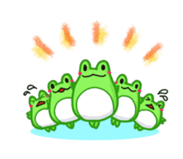 Yan's Frog5(English version) sticker #5626098