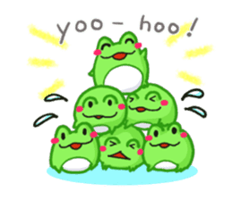 Yan's Frog5(English version) sticker #5626099