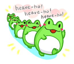 Yan's Frog5(English version) sticker #5626101