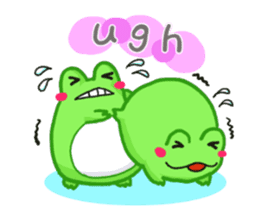 Yan's Frog5(English version) sticker #5626103