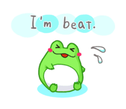 Yan's Frog5(English version) sticker #5626105