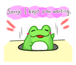 Yan's Frog5(English version) sticker #5626109