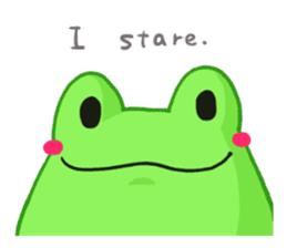 Yan's Frog5(English version) sticker #5626110