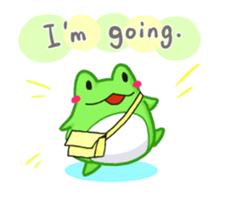 Yan's Frog5(English version) sticker #5626116