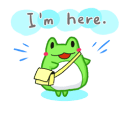 Yan's Frog5(English version) sticker #5626118