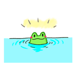 Yan's Frog5(English version) sticker #5626120