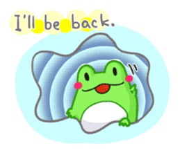 Yan's Frog5(English version) sticker #5626123