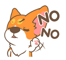 Corgi Pon Pon(Chinese) sticker #5626405