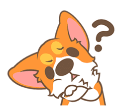 Corgi Pon Pon(Chinese) sticker #5626406