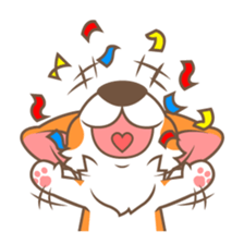 Corgi Pon Pon(Chinese) sticker #5626408