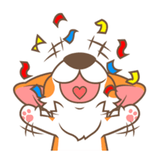 Corgi Pon Pon(Chinese) sticker #5626408