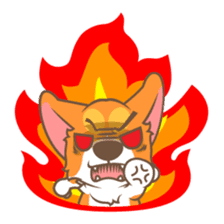 Corgi Pon Pon(Chinese) sticker #5626412