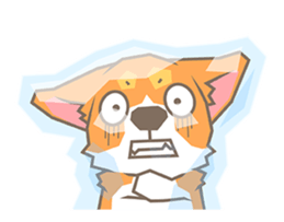 Corgi Pon Pon(Chinese) sticker #5626426