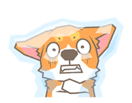 Corgi Pon Pon(Chinese) sticker #5626426