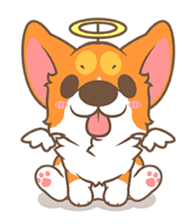Corgi Pon Pon(Chinese) sticker #5626436