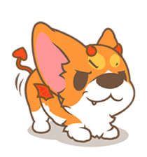 Corgi Pon Pon(Chinese) sticker #5626437