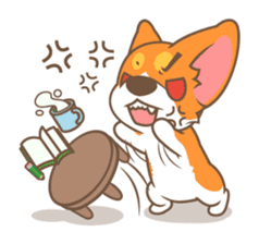 Corgi Pon Pon(Chinese) sticker #5626440