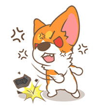 Corgi Pon Pon(Chinese) sticker #5626441