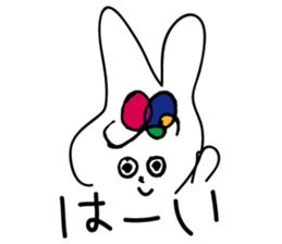 Today's Lapin 3 -conversation- sticker #5626714