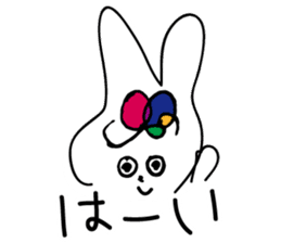 Today's Lapin 3 -conversation- sticker #5626714