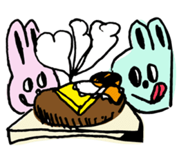 Today's Lapin 3 -conversation- sticker #5626717