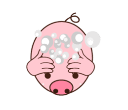 long legged pig (English version) sticker #5626792