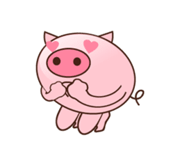 long legged pig (English version) sticker #5626793