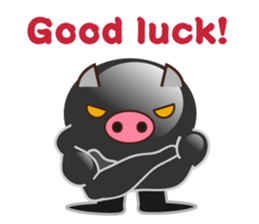 long legged pig (English version) sticker #5626803