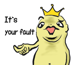 feel depressed human (English) sticker #5626936