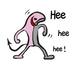 feel depressed human (English) sticker #5626943