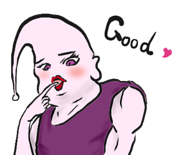 feel depressed human (English) sticker #5626945