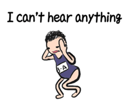 feel depressed human (English) sticker #5626958