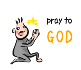 feel depressed human (English) sticker #5626961