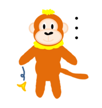 Monkey's conversation sticker #5627420