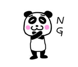 Choi Uza Panda sticker #5627548