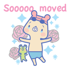 Swimming lovely bear 2 ( English ) sticker #5627583