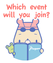 Swimming lovely bear 2 ( English ) sticker #5627598