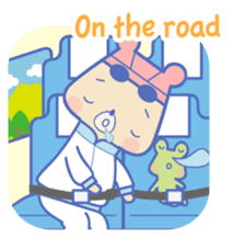 Swimming lovely bear 2 ( English ) sticker #5627600