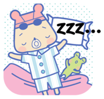 Swimming lovely bear 2 ( English ) sticker #5627601