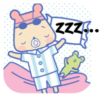 Swimming lovely bear 2 ( English ) sticker #5627601