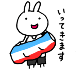 Basketball rabbits sticker #5628266