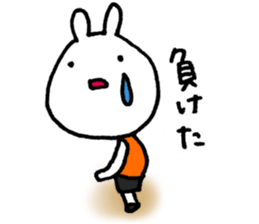 Basketball rabbits sticker #5628280