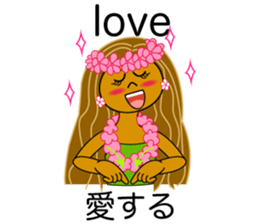 Hawaii ! Greetings of Aloha for Japanese sticker #5628341