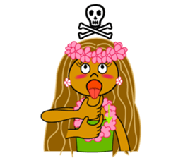 Hawaii ! Greetings of Aloha for Japanese sticker #5628353