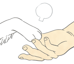 Live with Border Collie sticker #5628383