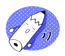 Pencil boys talk in english sticker #5629029