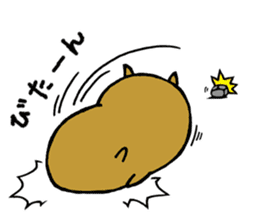 Nagasaki dialect of the capybara -part3- sticker #5629134